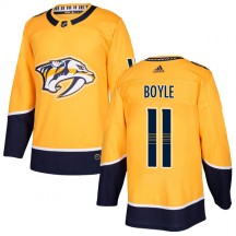 Youth Adidas Nashville Predators Brian Boyle Gold Home Jersey - Authentic