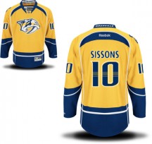 Youth Reebok Nashville Predators Colton Sissons Gold Home Jersey - - Authentic