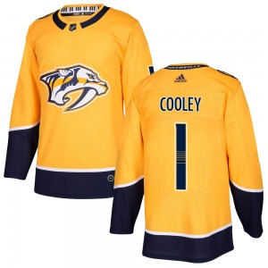 Youth Adidas Nashville Predators Devin Cooley Gold Home Jersey - Authentic