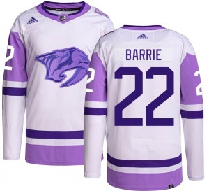 Youth Adidas Nashville Predators Tyson Barrie Hockey Fights Cancer Jersey - Authentic