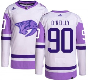 Youth Adidas Nashville Predators Ryan O'Reilly Hockey Fights Cancer Jersey - Authentic