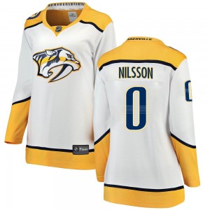 Women's Fanatics Branded Nashville Predators Felix Nilsson White Away Jersey - Breakaway