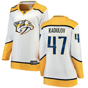 Women's Fanatics Branded Nashville Predators Alexander Radulov White Away Jersey - Breakaway