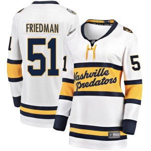 Women's Fanatics Branded Nashville Predators Mark Friedman White 2020 Winter Classic Player Jersey - Breakaway