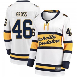 Women's Fanatics Branded Nashville Predators Jordan Gross White 2020 Winter Classic Player Jersey - Breakaway