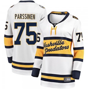 Women's Fanatics Branded Nashville Predators Juuso Parssinen White 2020 Winter Classic Player Jersey - Breakaway