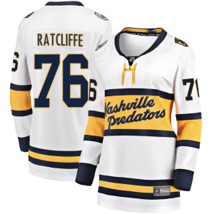 Women's Fanatics Branded Nashville Predators Isaac Ratcliffe White 2020 Winter Classic Player Jersey - Breakaway