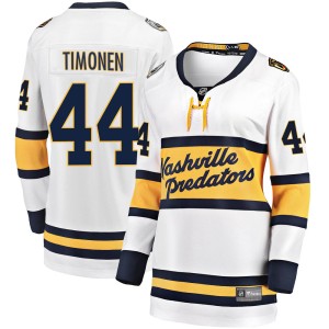 Women's Fanatics Branded Nashville Predators Kimmo Timonen White 2020 Winter Classic Jersey - Breakaway