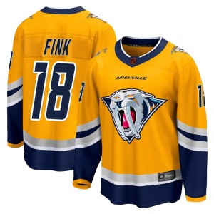 Youth Fanatics Branded Nashville Predators Aiden Fink Yellow Special Edition 2.0 Jersey - Breakaway