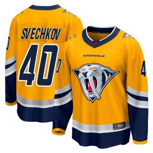 Youth Fanatics Branded Nashville Predators Fedor Svechkov Yellow Special Edition 2.0 Jersey - Breakaway