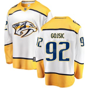 Youth Fanatics Branded Nashville Predators Hiroki Gojsic White Away Jersey - Breakaway