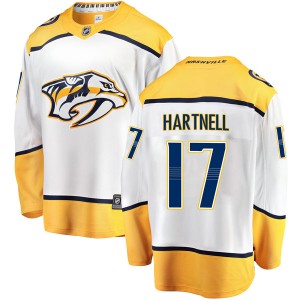 Youth Fanatics Branded Nashville Predators Scott Hartnell White Away Jersey - Breakaway
