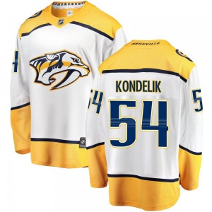 Youth Fanatics Branded Nashville Predators Jachym Kondelik White Away Jersey - Breakaway