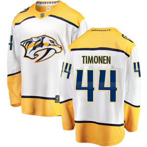 Youth Fanatics Branded Nashville Predators Kimmo Timonen White Away Jersey - Breakaway