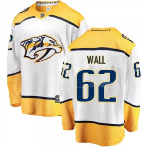 Youth Fanatics Branded Nashville Predators Kevin Wall White Away Jersey - Breakaway