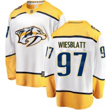 Youth Fanatics Branded Nashville Predators Oasiz Wiesblatt White Away Jersey - Breakaway