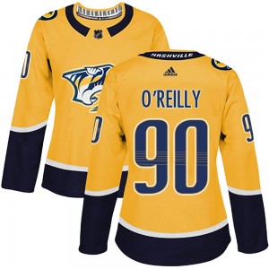 Women's Adidas Nashville Predators Ryan O'Reilly Gold Home Jersey - Authentic