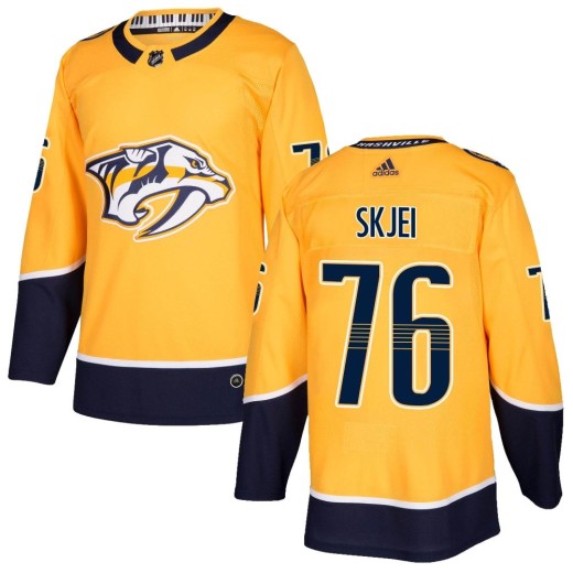 Youth Adidas Nashville Predators Brady Skjei Gold Home Jersey - Authentic