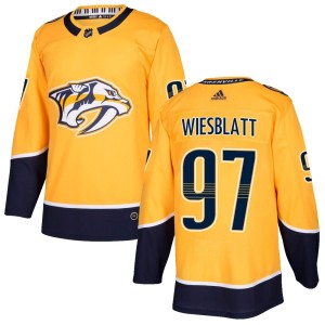 Youth Adidas Nashville Predators Oasiz Wiesblatt Gold Home Jersey - Authentic