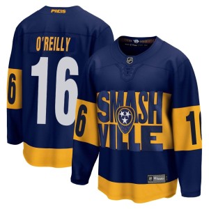 Youth Fanatics Branded Nashville Predators Cal O'Reilly Navy 2022 Stadium Series Jersey - Breakaway