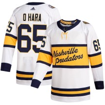 Men's Adidas Nashville Predators Cole O'Hara White 2020 Winter Classic Player Jersey - Authentic