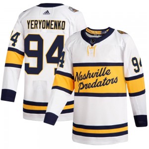 Men's Adidas Nashville Predators Vladislav Yeryomenko White 2020 Winter Classic Player Jersey - Authentic