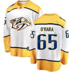 Men's Fanatics Branded Nashville Predators Cole O'Hara White Away Jersey - Breakaway