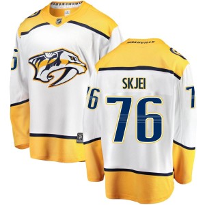 Men's Fanatics Branded Nashville Predators Brady Skjei White Away Jersey - Breakaway