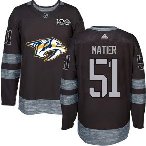 Youth Nashville Predators Jack Matier Black 1917-2017 100th Anniversary Jersey - Authentic