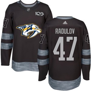 Youth Nashville Predators Alexander Radulov Black 1917-2017 100th Anniversary Jersey - Authentic