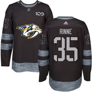 Youth Nashville Predators Pekka Rinne Black 1917-2017 100th Anniversary Jersey - Authentic