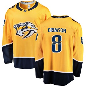 Men's Fanatics Branded Nashville Predators Stu Grimson Gold Home Jersey - Breakaway