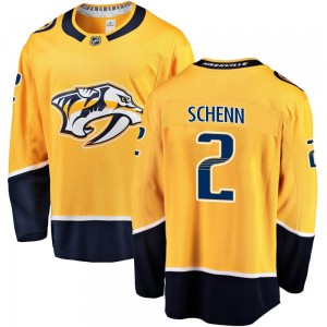 Men's Fanatics Branded Nashville Predators Luke Schenn Gold Home Jersey - Breakaway