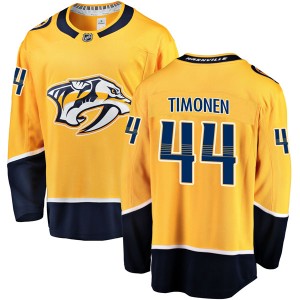 Men's Fanatics Branded Nashville Predators Kimmo Timonen Gold Home Jersey - Breakaway