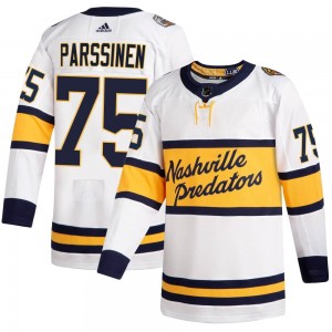 Youth Adidas Nashville Predators Juuso Parssinen White 2020 Winter Classic Player Jersey - Authentic