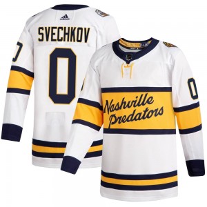 Youth Adidas Nashville Predators Fedor Svechkov White 2020 Winter Classic Player Jersey - Authentic