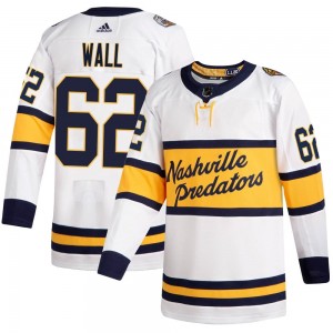 Youth Adidas Nashville Predators Kevin Wall White 2020 Winter Classic Player Jersey - Authentic