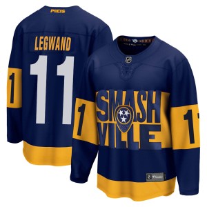 Men's Fanatics Branded Nashville Predators David Legwand Navy 2022 Stadium Series Jersey - Breakaway