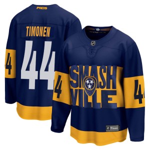 Men's Fanatics Branded Nashville Predators Kimmo Timonen Navy 2022 Stadium Series Jersey - Breakaway