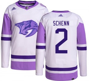 Youth Adidas Nashville Predators Luke Schenn Hockey Fights Cancer Jersey - Authentic