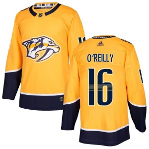 Men's Adidas Nashville Predators Cal O'Reilly Gold Home Jersey - Authentic