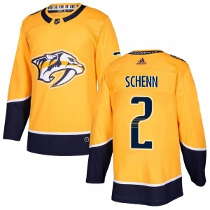 Men's Adidas Nashville Predators Luke Schenn Gold Home Jersey - Authentic