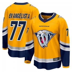 Men's Fanatics Branded Nashville Predators Luke Evangelista Yellow Special Edition 2.0 Jersey - Breakaway