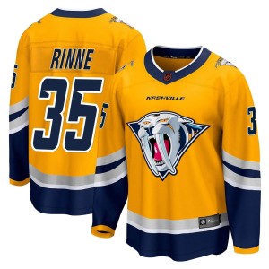 Men's Fanatics Branded Nashville Predators Pekka Rinne Yellow Special Edition 2.0 Jersey - Breakaway