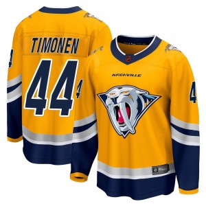 Men's Fanatics Branded Nashville Predators Kimmo Timonen Yellow Special Edition 2.0 Jersey - Breakaway