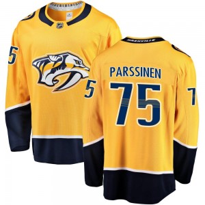 Youth Fanatics Branded Nashville Predators Juuso Parssinen Gold Home Jersey - Breakaway