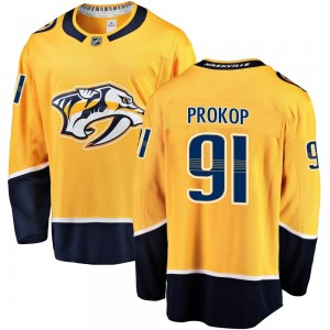Youth Fanatics Branded Nashville Predators Luke Prokop Gold Home Jersey - Breakaway