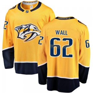 Youth Fanatics Branded Nashville Predators Kevin Wall Gold Home Jersey - Breakaway