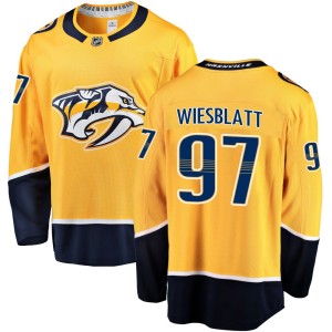 Youth Fanatics Branded Nashville Predators Oasiz Wiesblatt Gold Home Jersey - Breakaway