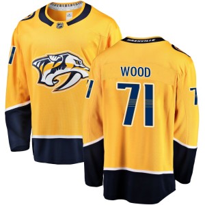 Youth Fanatics Branded Nashville Predators Matthew Wood Gold Home Jersey - Breakaway